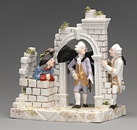 "The Large Bow", c. 1770, attributed to Riedel, 4.5 inches high