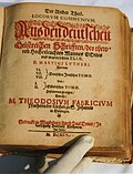 Titelblatt Teil 2: Loci Communes Martini Lutheri 1597