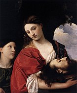 Titian, Salome (c. 1515) 90 × 72 cm