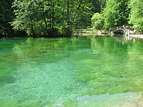 One of the ponds on Vrelo Bosne in Ilidža