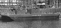 US Navy Water Type B ship Barge, YW-59, launched August 29, 1941