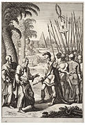 "Superiority of the warrior class", by Wenceslaus Hollar
