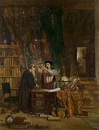 The Alchemist, by William Fettes Douglas, 1853, oil on canvas, Victoria and Albert Museum, London[97]