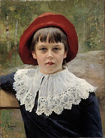 The artist's sister, Berta Edelfelt (1884)