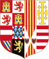 Wappen der Könige von Spanien, Neapel und Titularkönige von Jerusalem aus dem Haus Habsburg