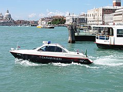 Polizeiboot der Carabinieri