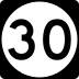 Highway 30 marker