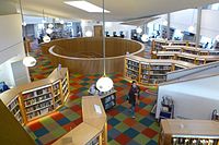 The main floor of Canada Water Library