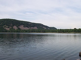 Beach on south end of Devil's Lake