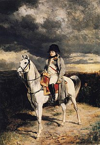 "Napoleon I in 1814", a portrait of Napoleon III's uncle, by Jean-Louis-Ernest Meissonier.