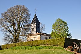 The church in La Croix-en-Champagne