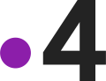On-screen logo of France 4 from 2018
