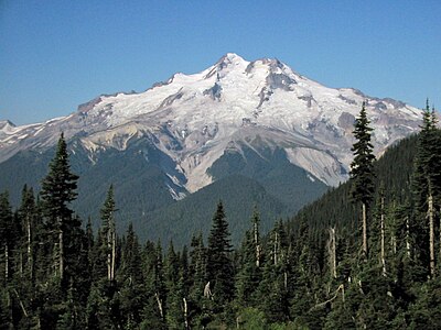 Glacier Peak is the fourth highest summit of the U.S. State of Washington.