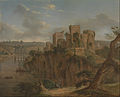 Chepstow Castle, c. 1795, by Hendrik Frans de Cort