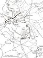 Plan der Kämpfe am Kemmelberg im April 1918