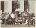 Government House, Singapore on 27 Mar 1890 : Yam Tuan Muhammad of Negeri Sembilan seated far right
