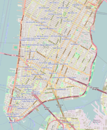 Pearl Street (Manhattan) is located in Lower Manhattan