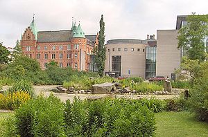 Malmö City Library seen from Slottsparken