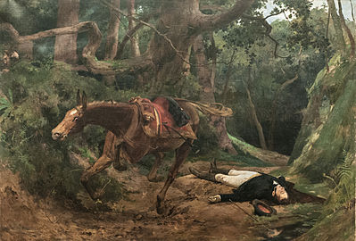 The death of Sucre in Berruecos, 1895