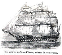 États de Bourgogne as Océan drawn by Antoine Léon Morel-Fatio