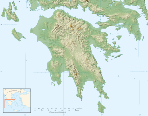Doliana is located in Peloponnese