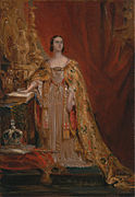 Queen Victoria taking the Coronation Oath