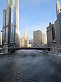 Image 36The Chicago River during the January 2014 cold wave (from Chicago)