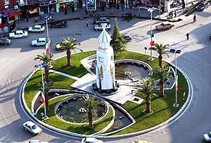 Der Taleghani-Platz in Qaemschahr