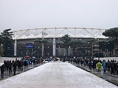Außenansicht des Stadions (2012)