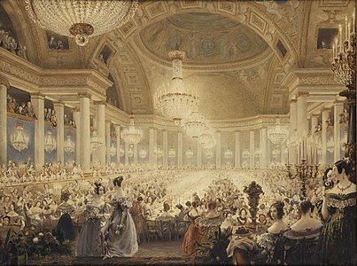 Banquet for women given by Louis Phillipe (1835)