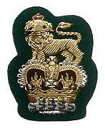 Cap badge of RM colonels and brigadiers.