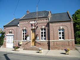 The town hall in Buire-sur-l'Ancre