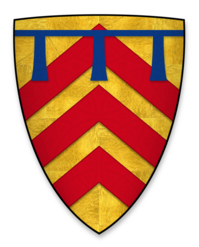 Arms used by Gilbert de Clare, as heir to the earldom of Hertford, and at the sealing of Magna Carta