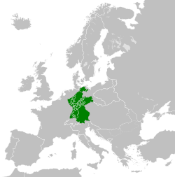 The Confederation of the Rhine in 1812