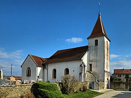 The church in Courchapon