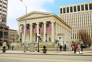 Ehemaliges Montgomery County Courthouse in Dayton, gelistet im NRHP mit der Nr. 70000510[1]