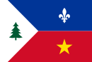 Flag of Aroostook county Franco-Americans