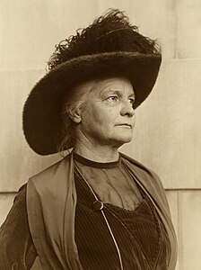 Elizabeth Glendower Evans, social reformer, National Organizer of the Woman's Peace Party, and delegate to the International Congress of Women at the Hague.