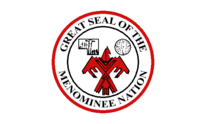 Seal of the Menominee Nation featuring a thunderbird motif