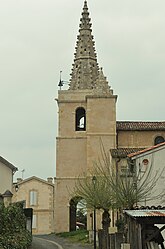 The church in Saint-Michel-de-Rieufret