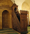 Mihrab and minbar of the Mosque