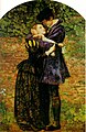 A Huguenot, on St. Bartholomew's Day, Refusing to Shield Himself from Danger by Wearing the Roman Catholic Badge by John Everett Millais.