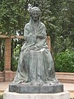 Bronze statue of the princess Luisa Fernanda by Enrique Pérez Comendador