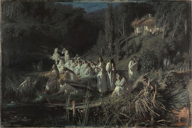 The Mermaids, 1871, by Ivan Kramskoi