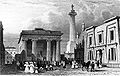 Image 20John Foulston's Town Hall, Column and Library in Devonport (from Plymouth)