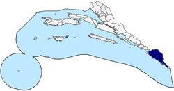 Location of Konavle within Dubrovnik-Neretva County