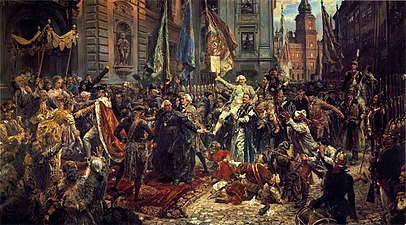 Constitution of 3 May 1791 – oil on canvas, painted by Jan Matejko in 1891 (the centenary of the constitution)