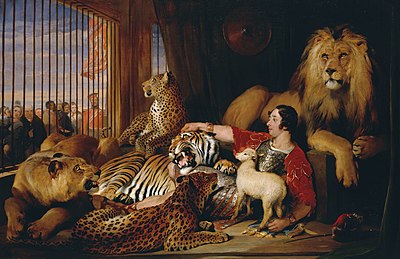 Edwin Landseer (1802-1873): Isaac van Amburgh and his Animals