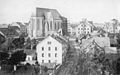 Kirche während des Baues um 1868