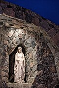 The University of Mary's Grotto dedicated to the Blessed Virgin Mary